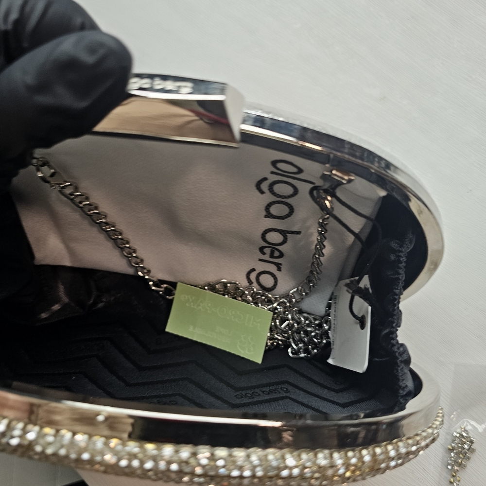Olga Berg Crystal Fringe Purse - Picture 5 of 5
